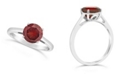 Macy's Garnet (2-1/3 ct. t.w.) Ring in Sterling Silver. Also Available in London Blue Topaz (2-3/8 ct. t.w.) and Citrine (1-7/8 ct. t.w.)